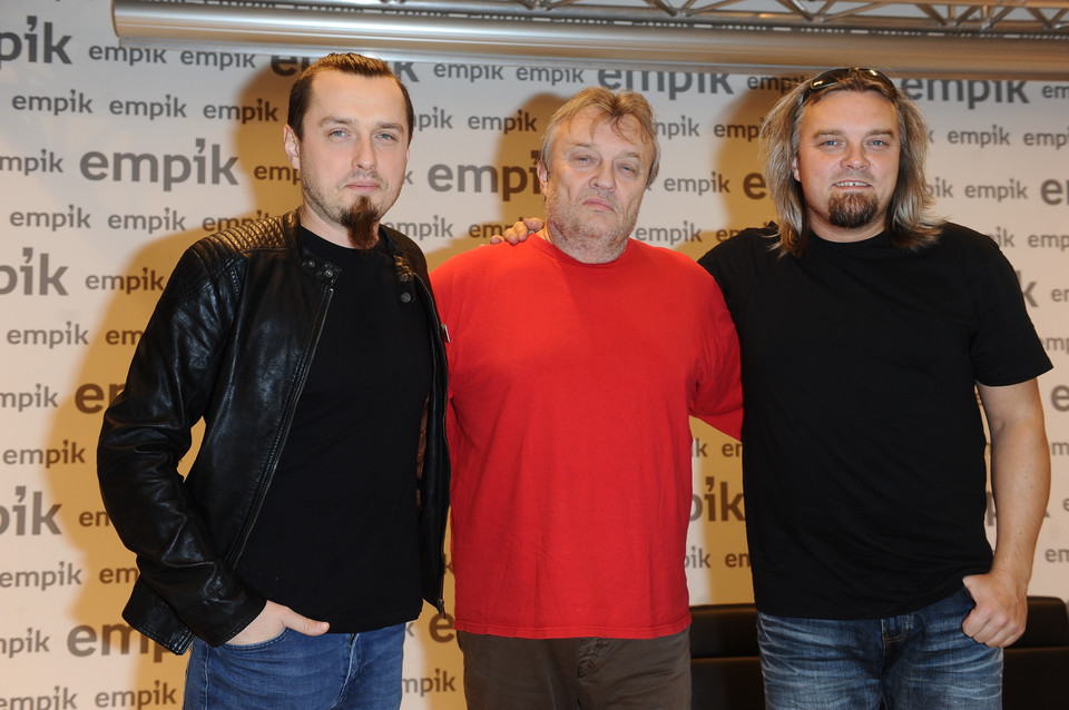 Krzysztof Cugowski z synami: Wojciechem i Piotrem