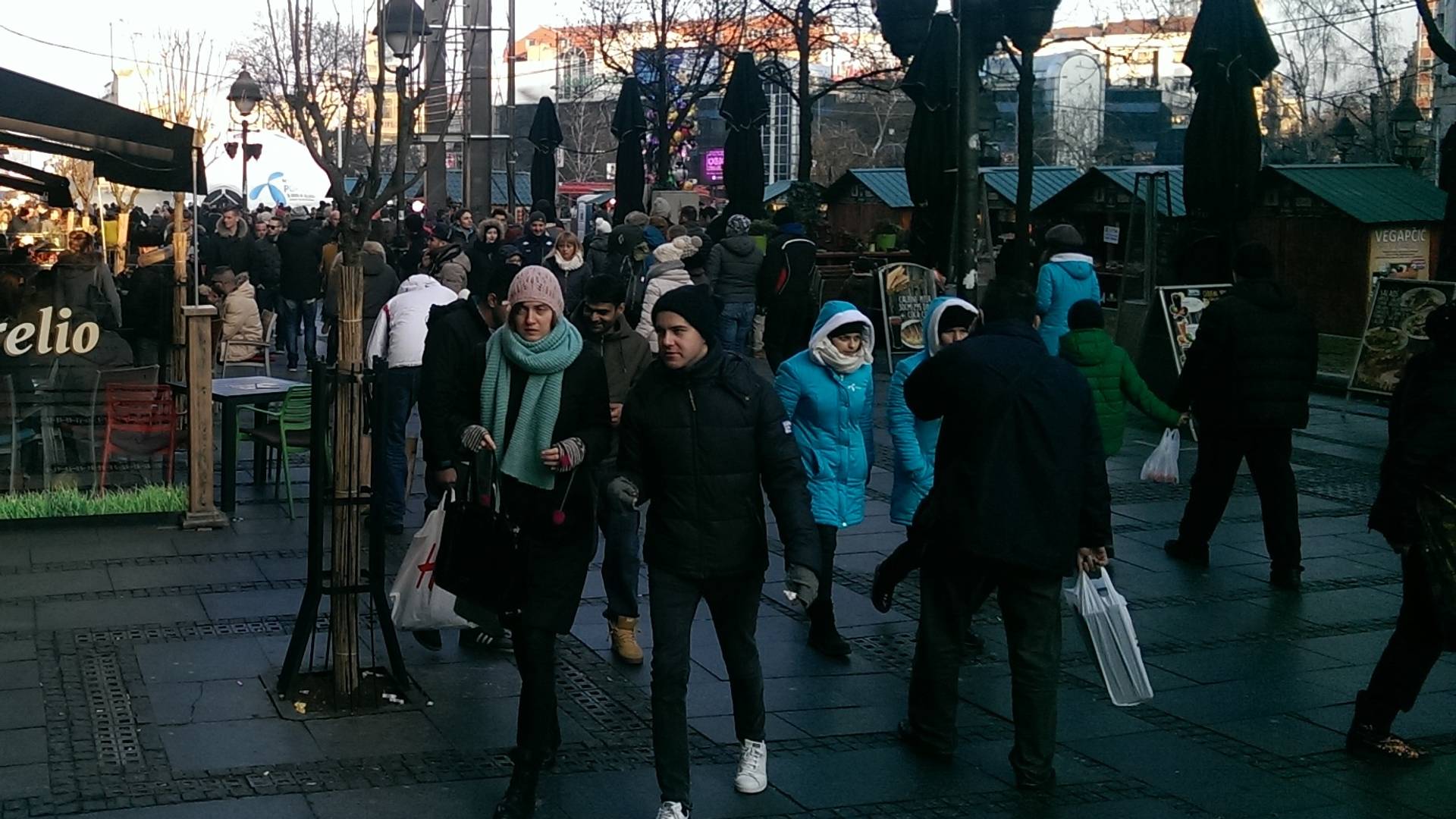 Atmosfera u centru Beograda je kao da večeras nije doček