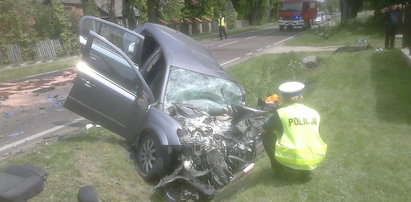 Tragedia pod Łukowem. Zginął ojciec z synem