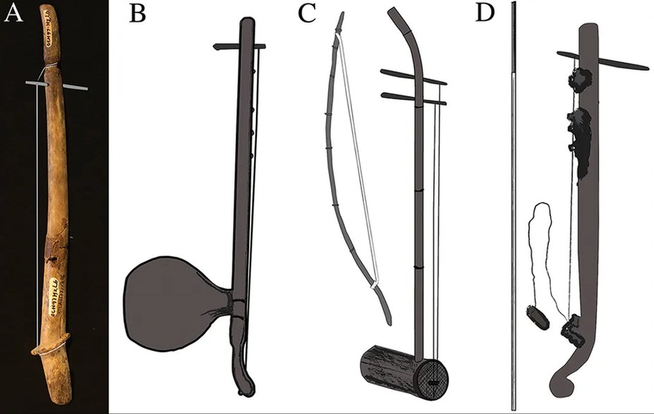 Instrument wykonano z poroża jelenia i jest prawdopodobnie pierwowzorem K'ni / fot. Fredeliza Campos/Antiquity