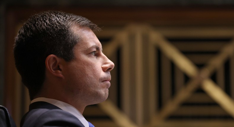 Transportation Secretary Pete Buttigieg.
