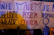 Protest przed Sejmem, 13.01.2018