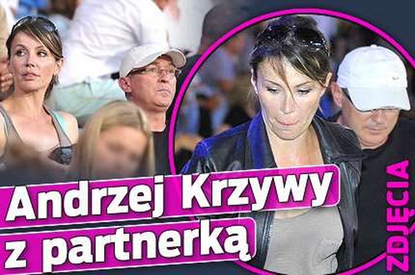 Andrzej Krzywy z partnerką. Foto