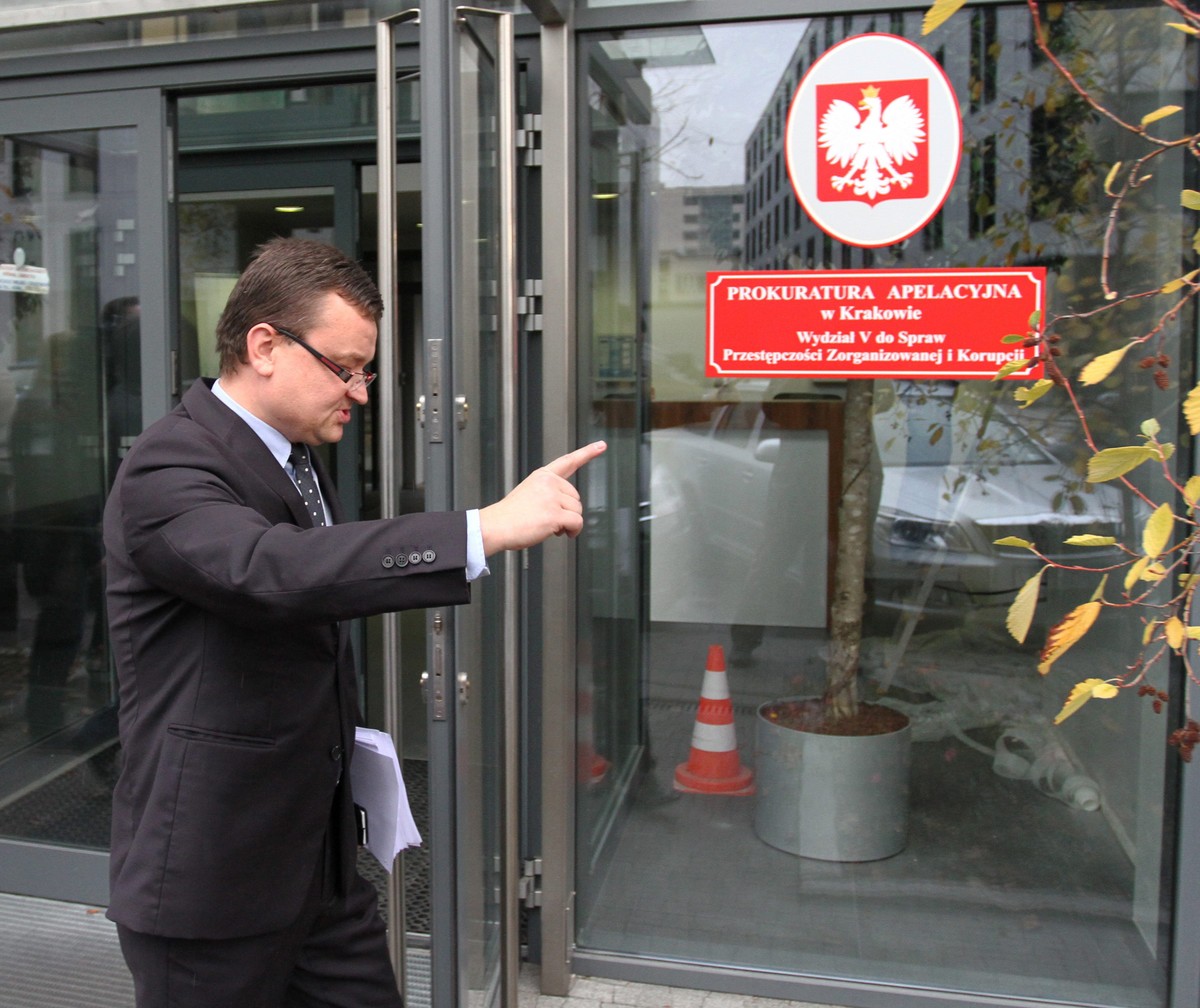 Piotr Kosmaty z krakowskiej prokuratury