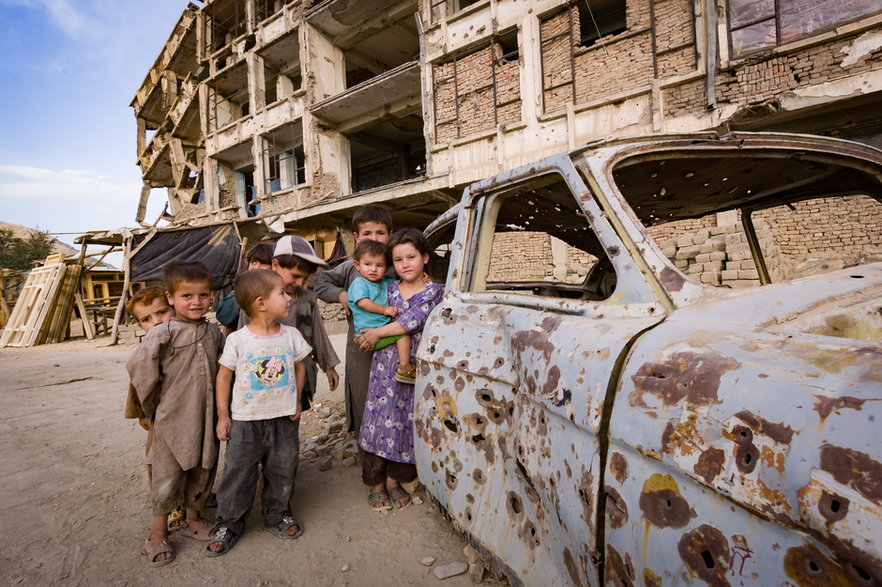 Dzieci w Kabulu, Afganistan
