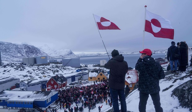 Premijer Grenlanda predvodio proteste u Nuku protiv američkog preuzimanja ostrva