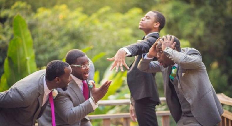 10 hilarious wedding photos taken by groomsmen