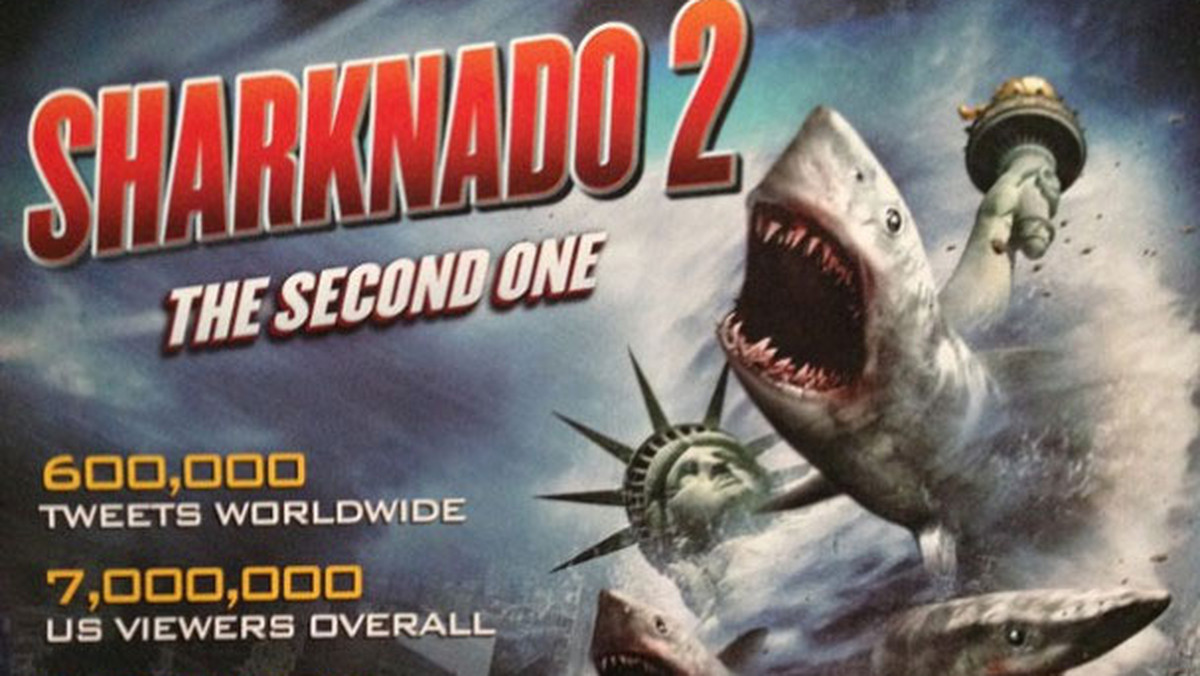 Do sieci trafił pierwszy plakat promujący horror "Sharknado" z Tarą Reid i Ianem Zieringiem w rolach głównych.