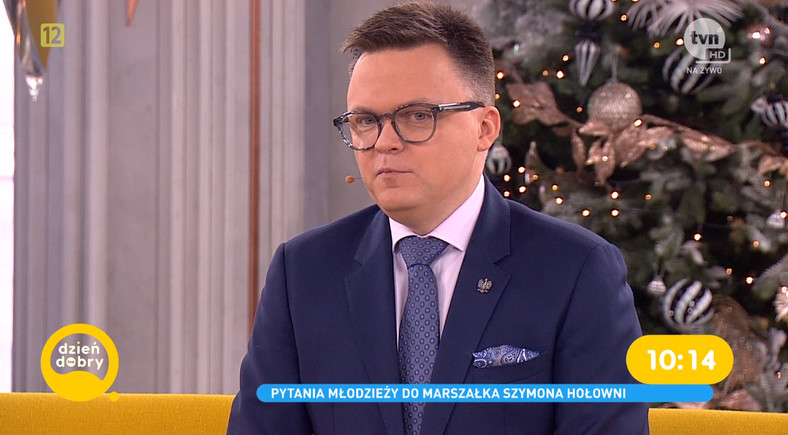 Szymon Hołownia w "Dzień dobry TVN"