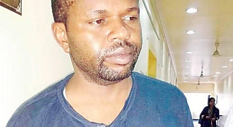 The suspect, Festus Abraham Igwe