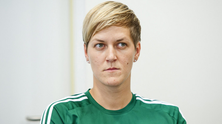 Az átlövő súlyos térdsérülést szenvedett a decemberi női kézilabda-világbajnokságon / Fotó: MTI-Krizsán Csaba