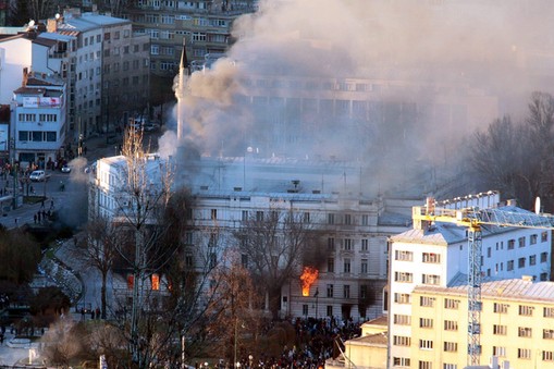 BOSNIA PROTEST SARAJEVO