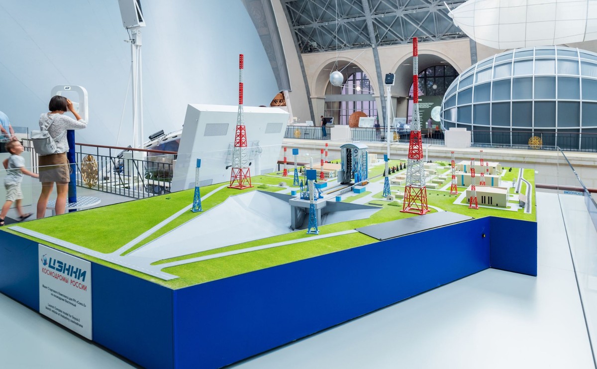 Makieta kosmodromu Wostocznyj