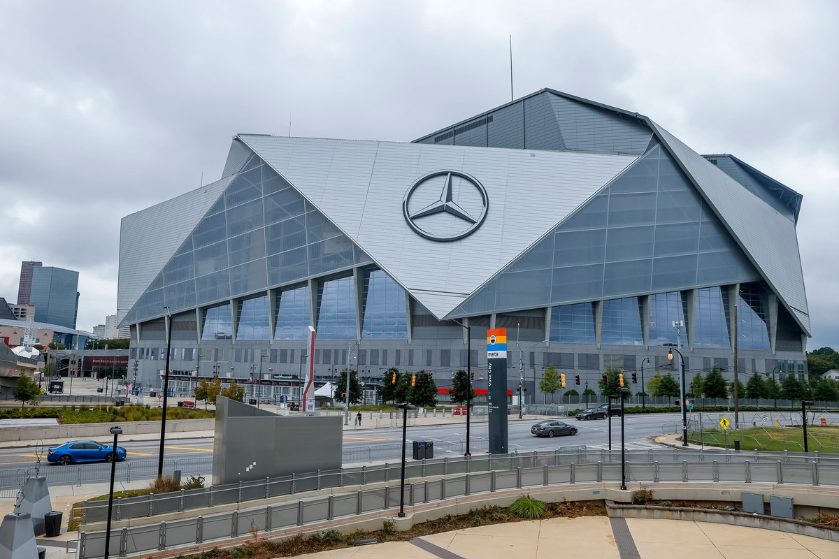 Mercedes Benz Stadium w Atlancie