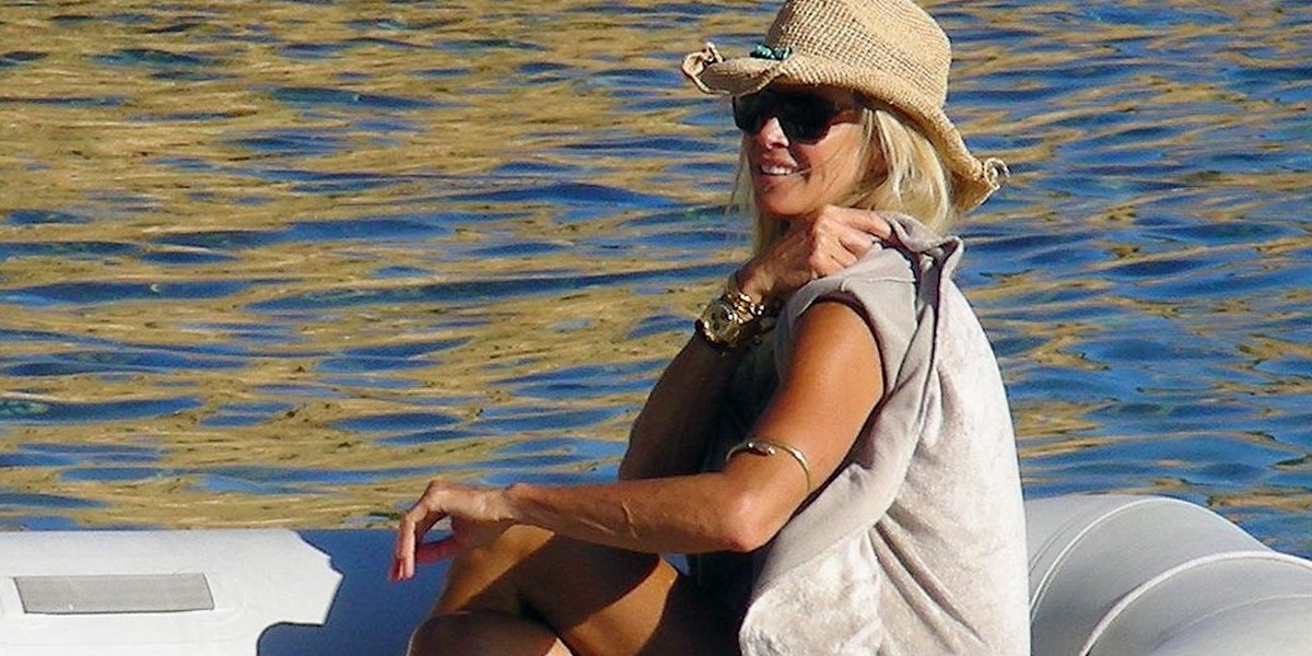 Elle Macpherson odpoczywa na Ibizie