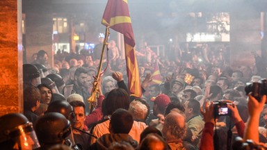 Macedonia: policja rozproszyła demonstrantów przed parlamentem