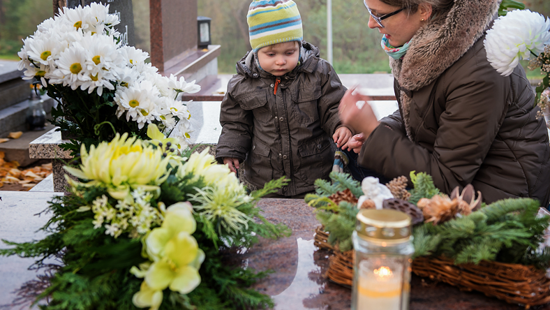 Idén nem lesz hideg, amikor a temetőbe megyünk. Fotó: Istock