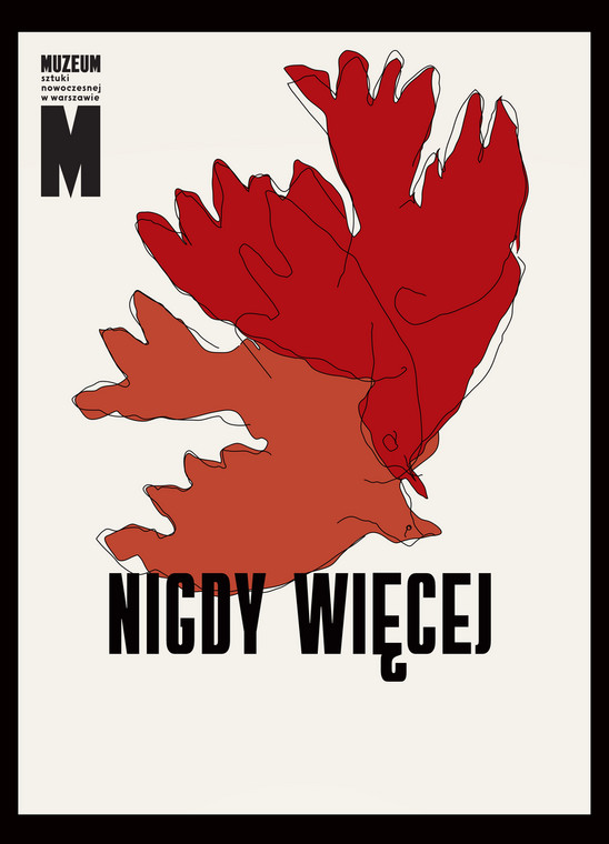 Grafika z wystawy "Nigdy więcej"