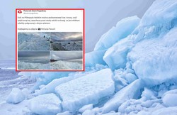 "Lodowe tsunami" nad polskim morzem. Niezwykłe zjawisko wdziera się na ląd