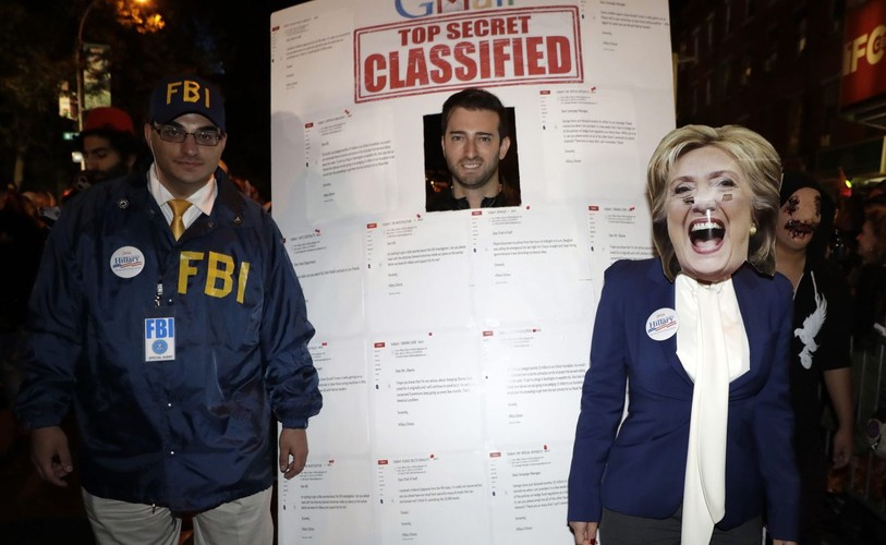 Halloweenowa parada na ulicach Nowego Jorku