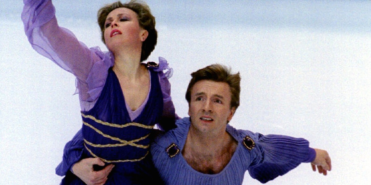 Jean Torvill i Christopher Dean w jednym takim tańcu w historii łyżwiarstwa figurowego.