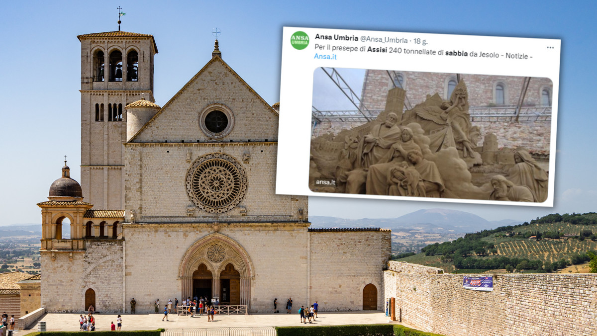 Szopka z 240 ton piasku. We Włoszech przeszli samych siebie