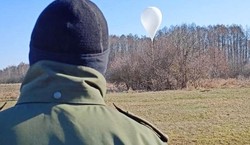 Kolejny balon z Białorusi przechwycony przez Straż Graniczną