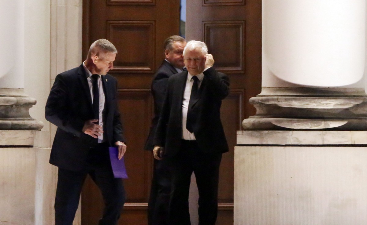 Jarosław Kaczyński w Belwederze