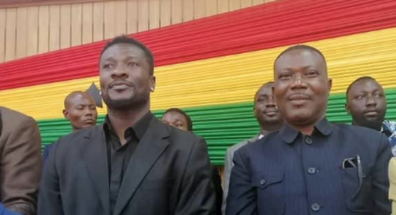 Asamoah Gyan in Parliament for Akufo-Addo’s State of the Nation Address