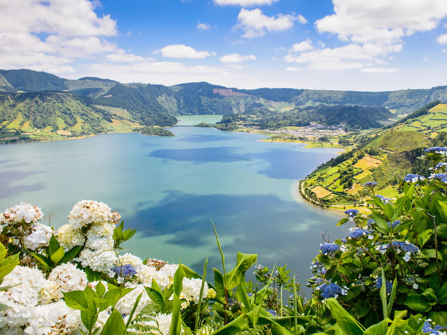 The Azores Islands, located off the coast of Portugal, are often referred to as one of the Atlantic Ocean's best-kept secrets. With forest-rimmed lakes, green pastures, volcanic caves, and waterfalls, the Azores have a variety of natural wonders for travelers to explore.