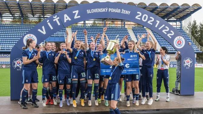 Slovenský pohár žien: Trofej pre hráčky ŠK Slovan Bratislava, vo finále  zdolali Žilinu