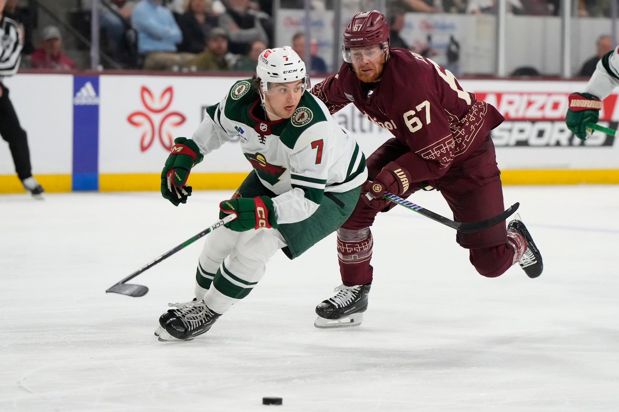 Zápas NHL: Minnesota Wild - Arizona Coyotes.