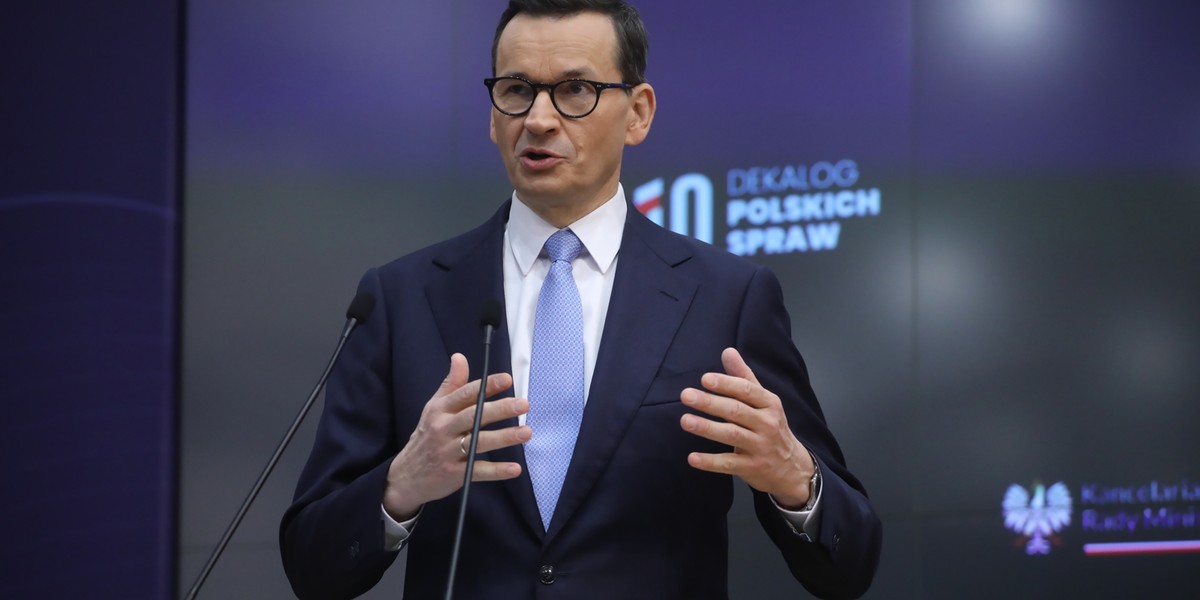 Mateusz Morawiecki.