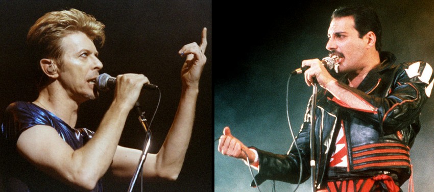 Dejvid Bouvi i Fredi Merkjuri