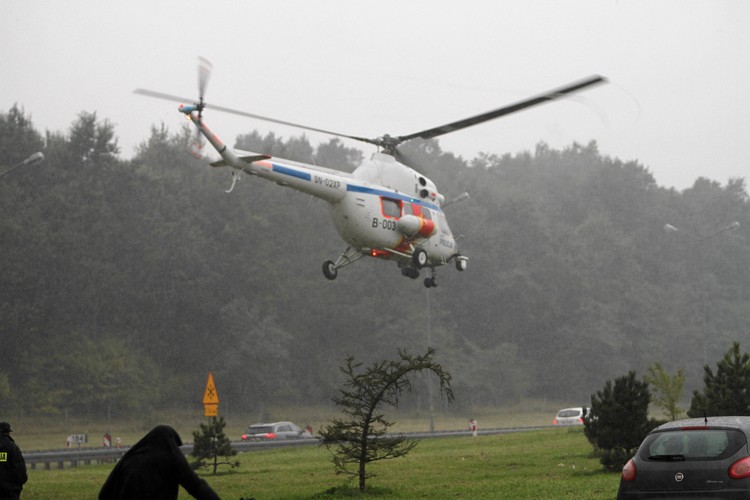 Pozorowany wypadek. Ćwiczenia służb ratownicznych na autostradzie A4