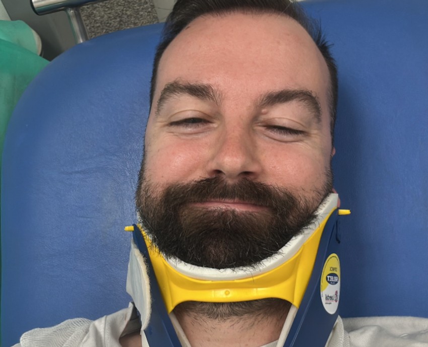 Bogoljub Veličković koji je doživeo tešku saobraćajnu nesreću na eletričnom trotinetu