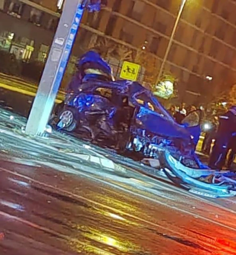 Automobil kojim je upravljala Dijana K. 