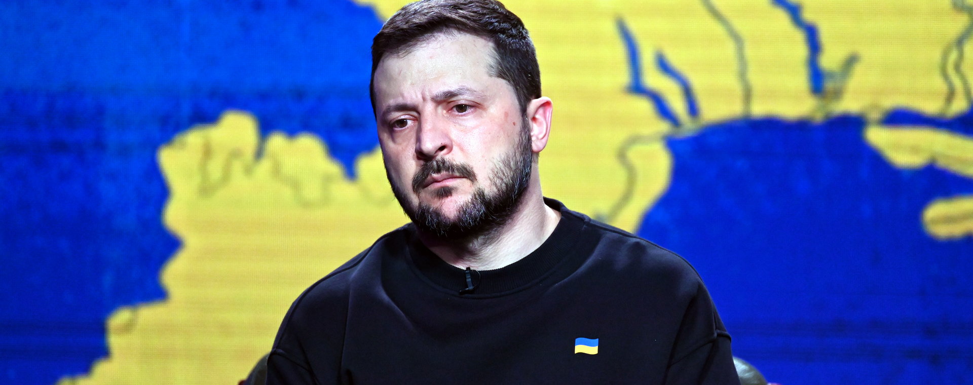 Wołodymyr Zełenski, prezydent Ukrainy. 