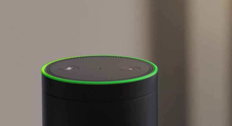 This is what it'll look like when you receive a call through the Amazon Echo.