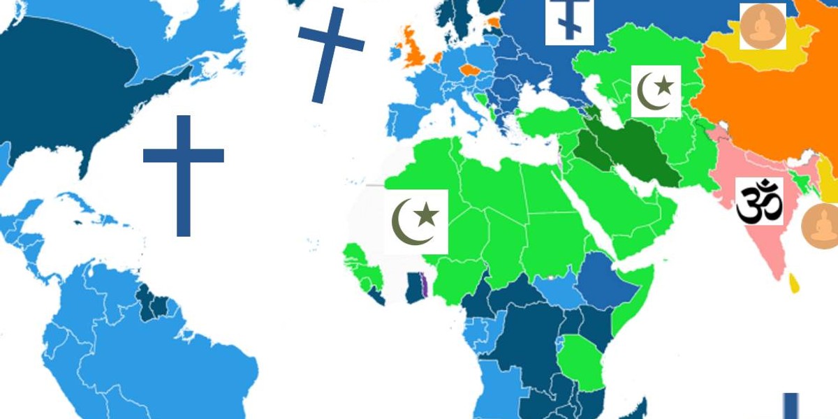 Religijna mapa świata zmienia się w kierunku ateizmu i islamu.