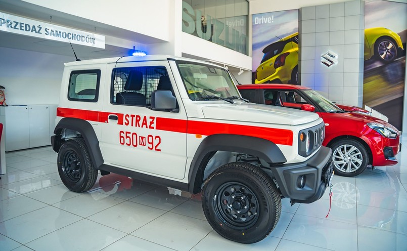 Suzuki Jimny N1 jako samochód straży pożarnej