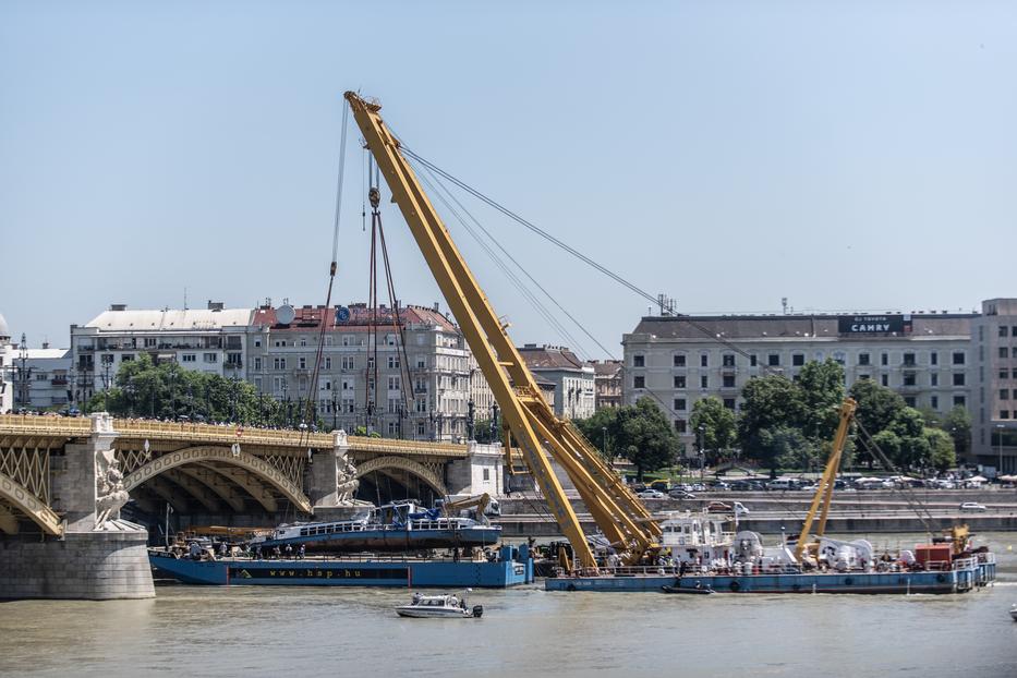 A Hableány és a Viking Sigyn május 29-én Budapesten, a Margit hídnál ütközött össze/Fotó: RAS-archívum