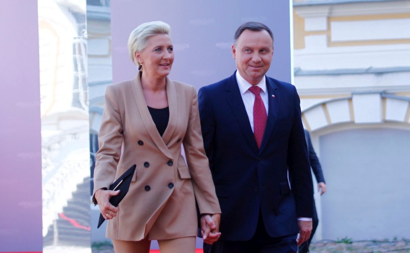 prezydent Andrzej Duda z pierwszą damą