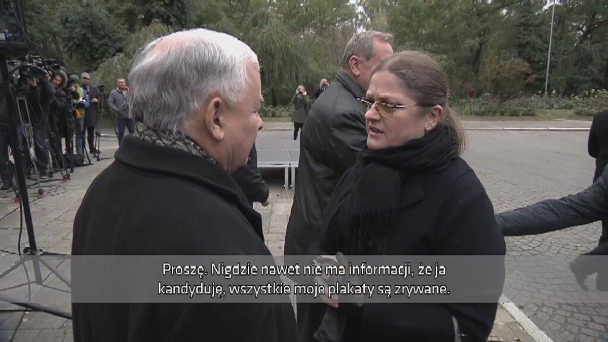 Krystyna Pawłowicz i Jarosław Kaczyński