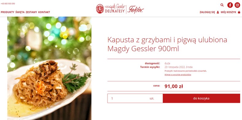 Kapusta z grzybami i pigwą ulubiona Magdy Gessler