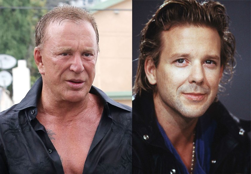 Mickey Rourke kiedyś i dziś