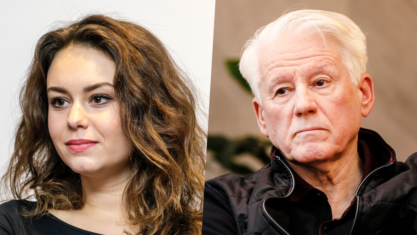 Herečka Dominika Fischer a herec Emil Horváth.