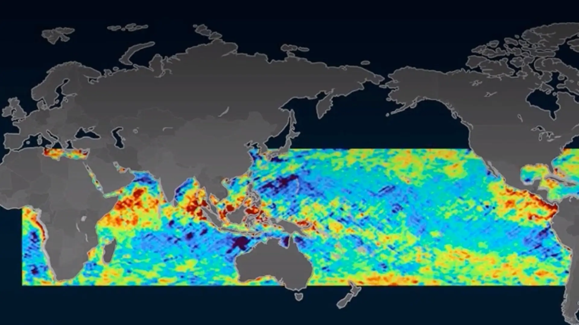 Z kosmosu widać wyspy mikroplastiku w oceanach. Mapa NASA szokuje