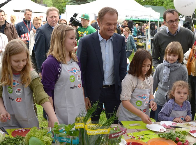 Premier wśród dzieci
