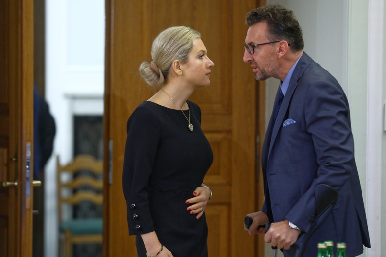 Małgorzata Wassermann i Marek Chmaj